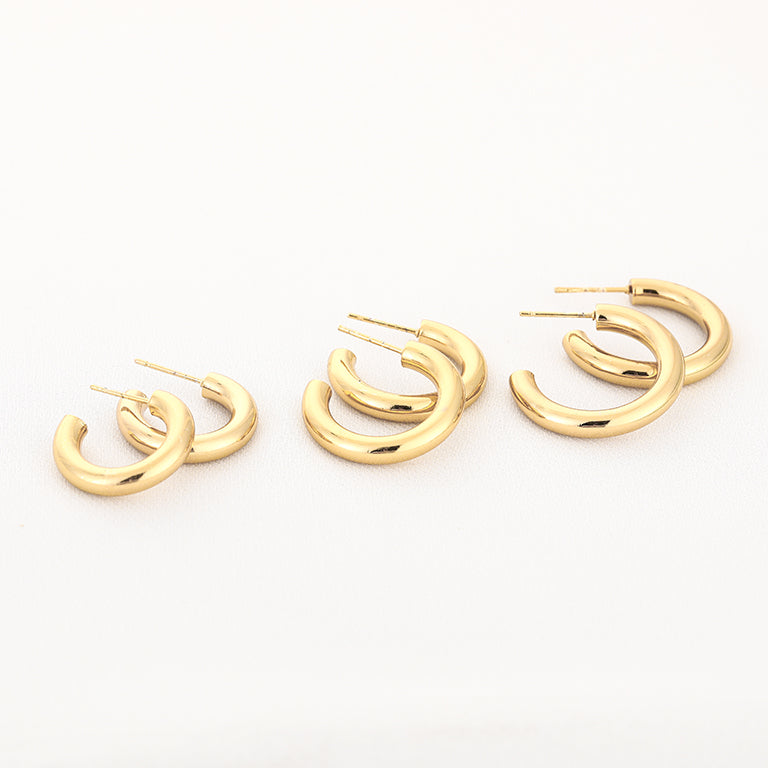 Basic oorbellen set (3 stuks)