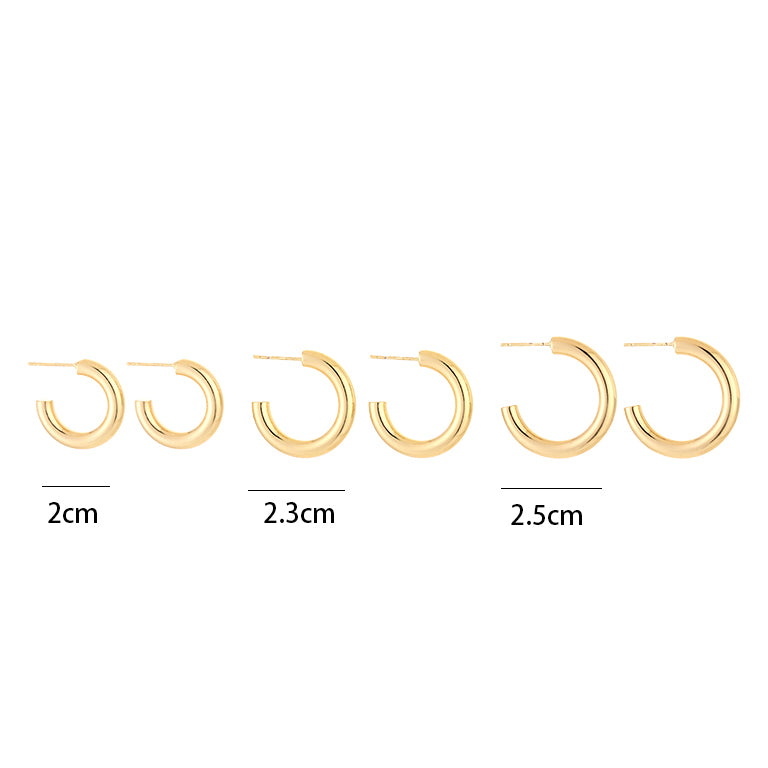 Basic oorbellen set (3 stuks)