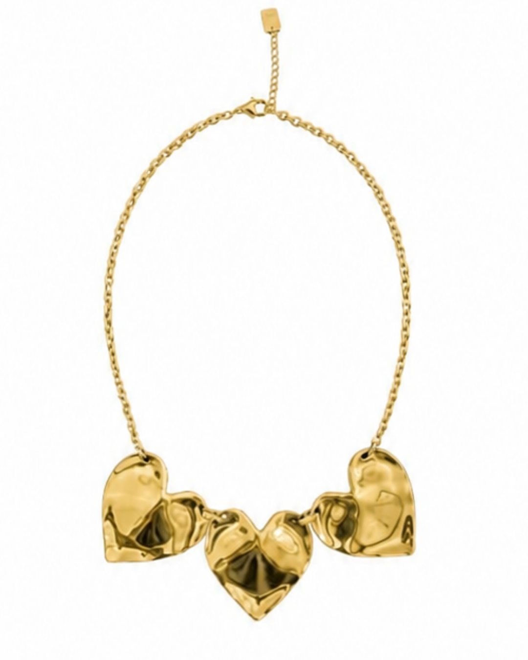 Triple heart ketting XL
