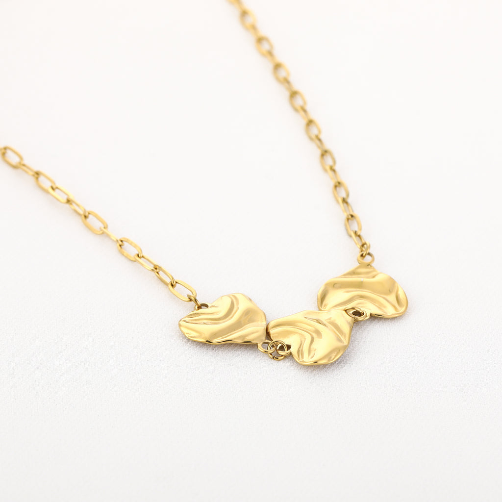 Triple heart ketting - XXS