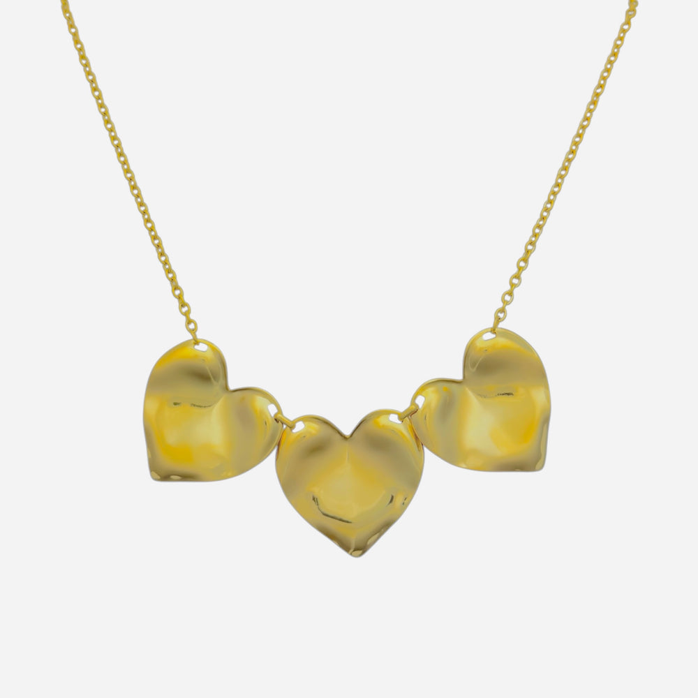 Triple heart ketting - groot