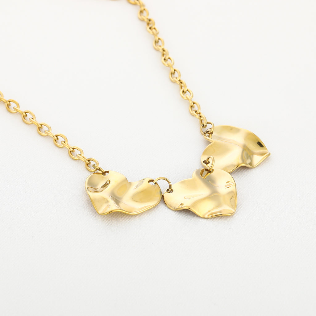 Triple hearts ketting - mini