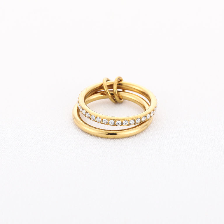 Dubbele ring Sparkle