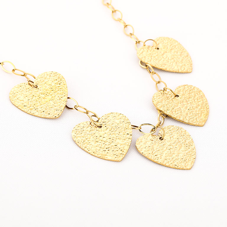 Ketting met XL hartjes